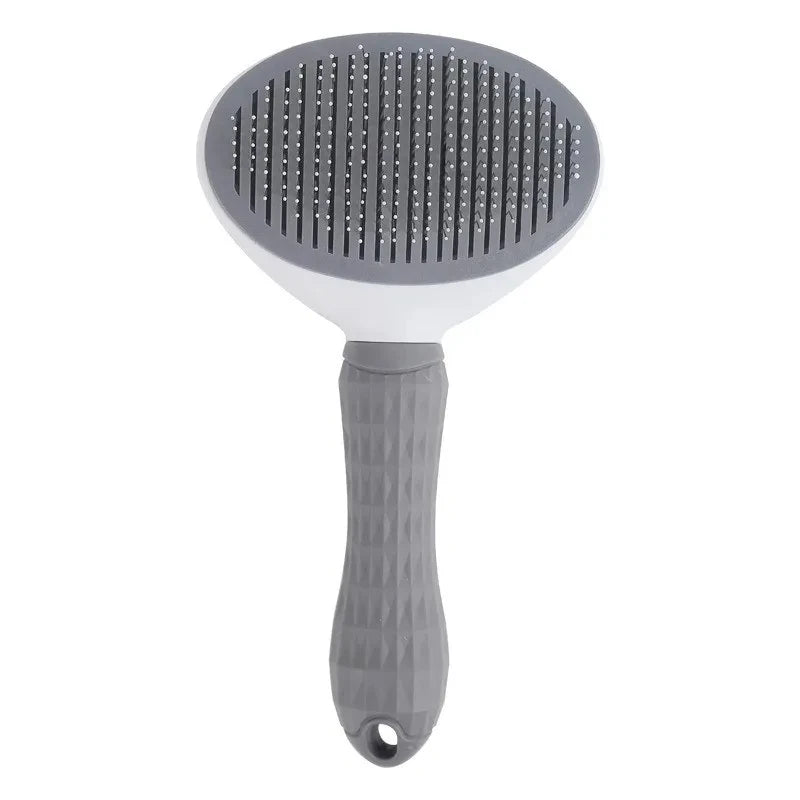 Pet brush hair remover
