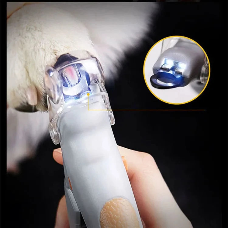 Professional Pet Nail Clipper With LED lights
