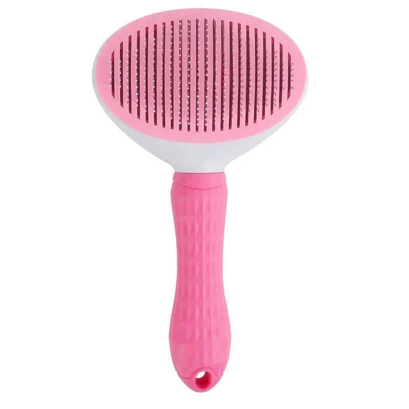 Pet brush hair remover