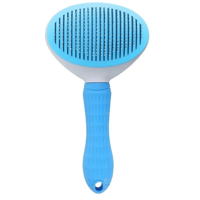 Pet brush hair remover